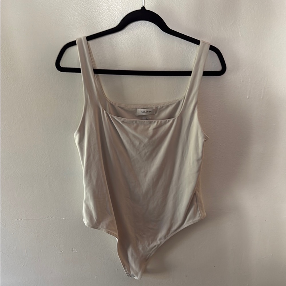 Babaton Cream Fitted Bodysuit